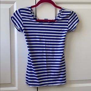 Stripe blue shirt